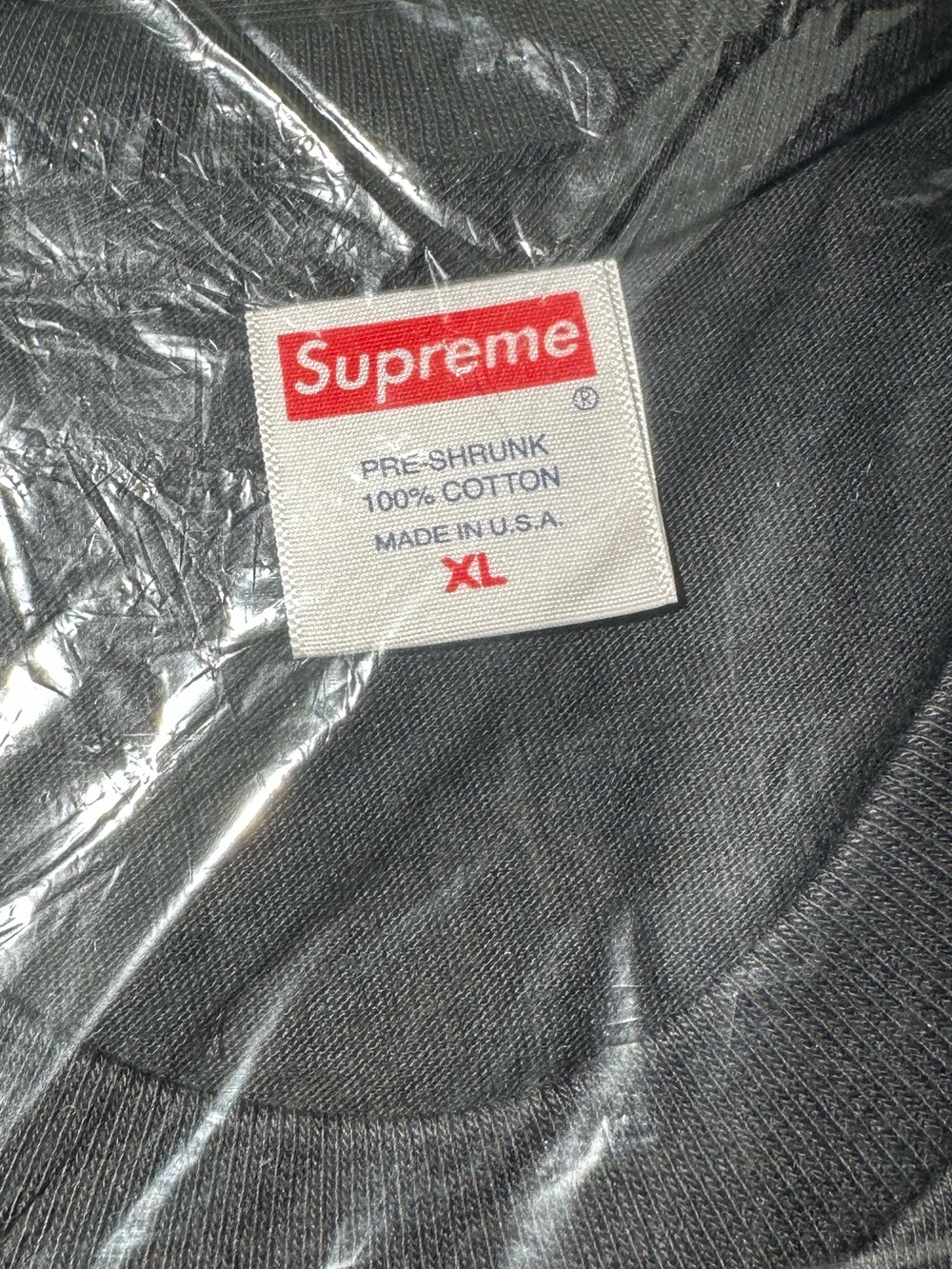 Supreme Eternal Tee F/W18 Size XL Black - Picture 4 of 5
